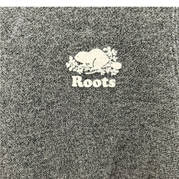 Roots Canada Womens small Light Heather Gray terry cloth Sweatshirt Dress - Picture 2 of 5